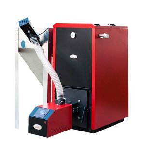 Cazan Mareli mixt lemne/peleti 48kw cu arzator de 52kw