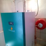 Centrala peleti compacta Mareli Premium RubynoR SBN 20-35KW- kit evacuare inox , pompa digitala, vas expansiune, termostat WiFi