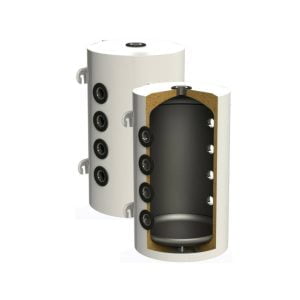Rezervor de acumulare, puffer 40l pentru pompa de caldura