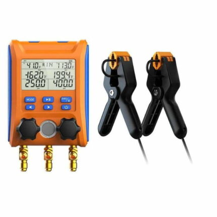 Set baterie manometru digital freon cu clesti -LMG-10 HVAC