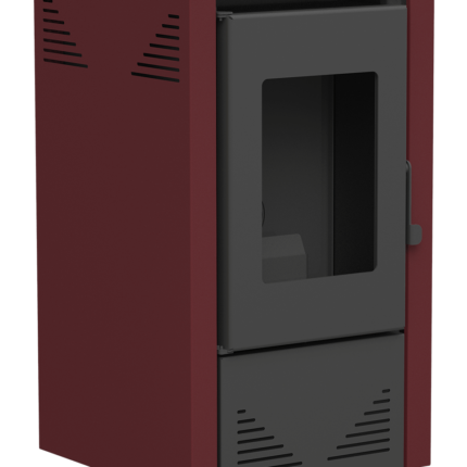 Semineu pe peleti 5kW JADE cu aer cald Mareli