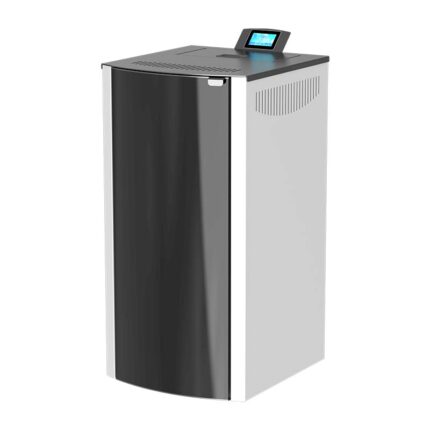 Termosemineu pe peleti Mareli Onyx glass 12 18 24 30kw 1