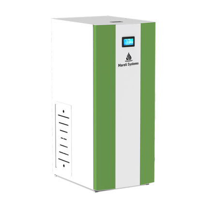 Centrala Mareli pe peleti SBN24 AUTO 10-24kW- curatare automata schimbatorului si gratarului