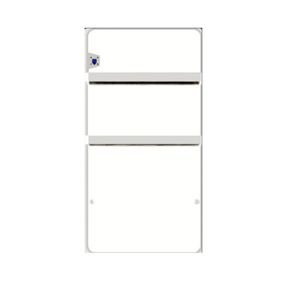 Schema Ventiloconvector Reverso 0.88 kW alb premium pentru baie ultra slim