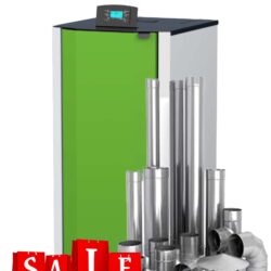 Centrala peleti compacta Matera AUTO 24kW Mareli - kit evacuare inox