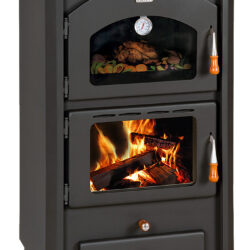 Semineu pe lemne cu cuptor si plita de gatit model FG R - 14kW