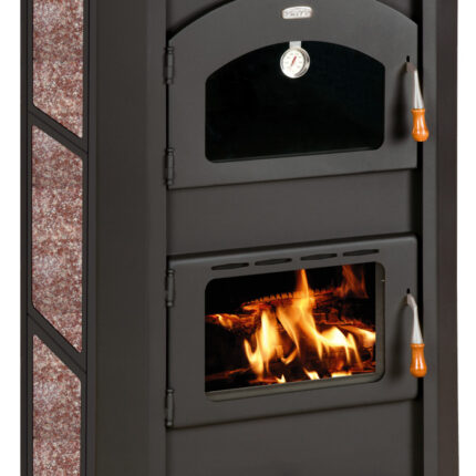 Termosemineu pe lemne cu cuptor si plita de gatit model FG W - 26kW