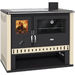 Soba model GT - 15kW de gatit pe lemne cu plita si cuptor