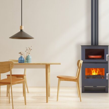 Soba cu cuptor pe lemne - VERSO F- 9kW