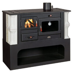 Soba teracota de gatit pe lemne cu cuptor si plita model P34- 10kW
