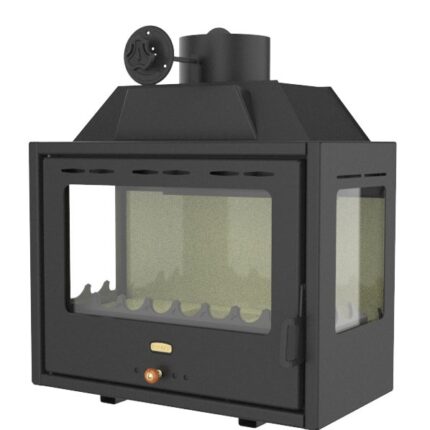 Semineu focar pe lemne incastrabil PS3- 10kW