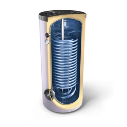 Boiler apa calda 160l cu serpentina marita pentru pompa de caldura