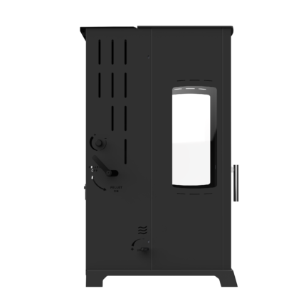 Soba ECO PLUS 8kW pe lemne si peleti cu plita