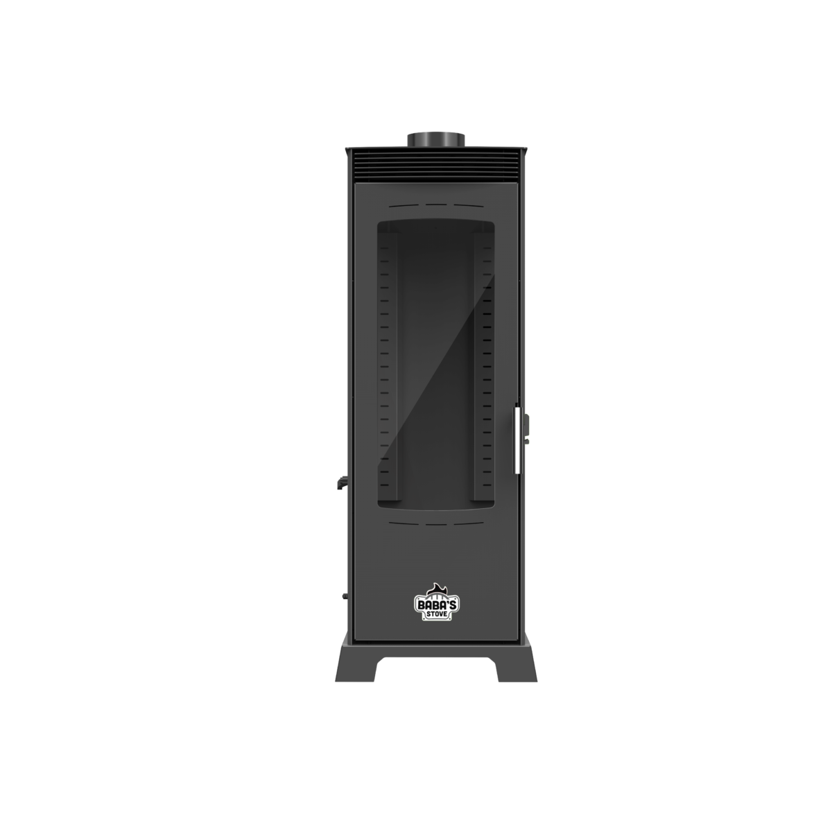 Soba FLAME FAN PLUS 12kW pe lemne si peleti cu plita