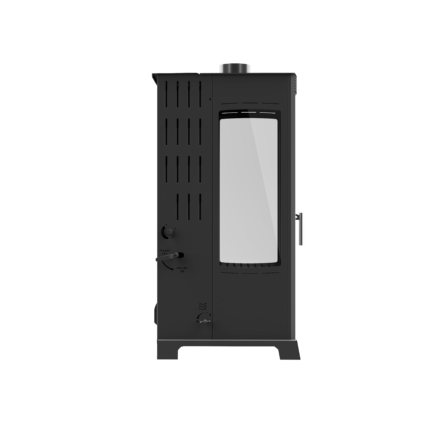 Soba 12kW pe lemne si peleti cu plita FLAME FAN PLUS