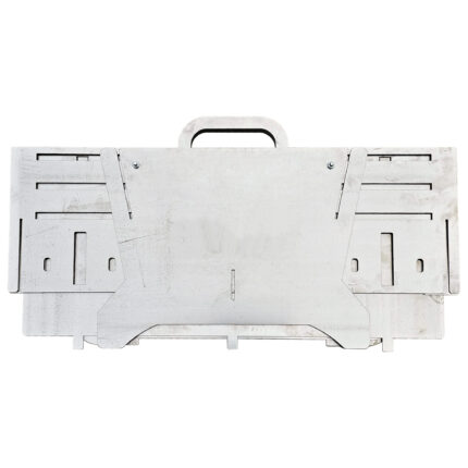 Gratar de gradina 600x380mm cu carbuni demontabil, pliabil, camping, reglabil, tabla de 3mm -