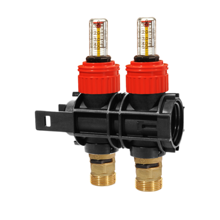 Modul tur dublu cu debitmetru pentru distribuitor modular