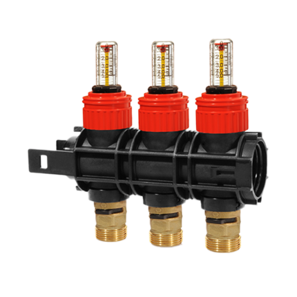 Modul tur triplu cu debitmetru pentru distribuitor modular