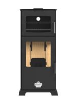 Soba de gatit pe peleti cu plita si cuptor GOLD E 12kW- cu cotroller digital si curatare automata
