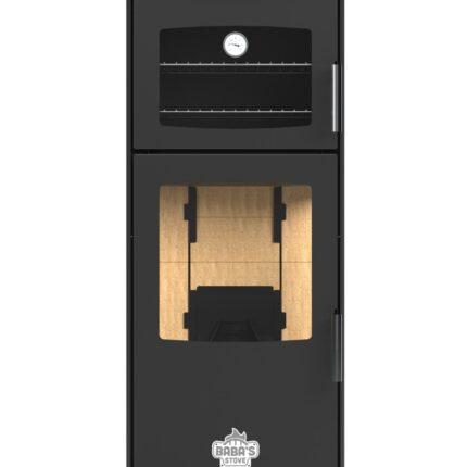 Soba de gatit pe peleti cu plita si cuptor GOLD E 12kW- cu cotroller digital si curatare automata