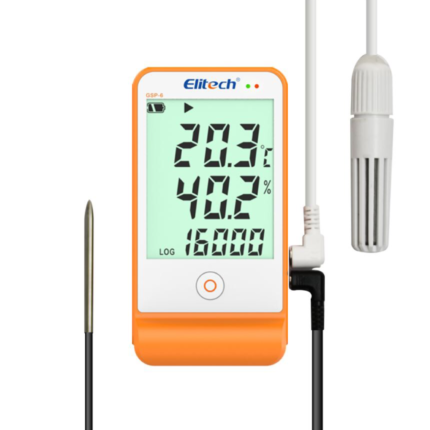 Data Logger Profesional Elitech GPS-6, Termometru- Higrometru pentru Monitorizare Temperatura si Umiditate