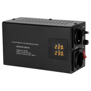 Stabilizator automat de tensiune 1000VA-700W de perete pentru centrala pe peleti