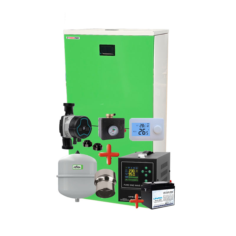 Centrala_compacta_pe_peleti_thermfort_TPB30kW_cu_pompa_Vas_reductie_termostat Centrala pe peleti compacta Thermfort 10-30kW TPB30- WiFi Modul incorporat- include, pompa, vas expansiune, grup de siguranta, reductie cos, ups, termostat AMB - imagine 1