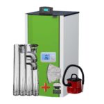 Centrala peleti Mareli compacta Matera 24kW Mareli - insclus kit evacuare, termostat AMB, aspirator cenusa