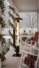 Incalzitor terasa pe peleti Mareli Firefly 8-12kW - imagine 2