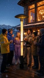 Incalzitor terasa pe peleti Mareli Firefly 8-12kW - imagine 3