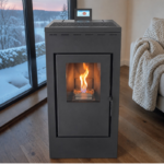 Soba pe peleti Thermfort Artemis TPS10 8kW- modul WiFi inclus - imagine 5